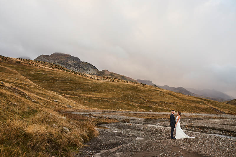 Postboda en la montaña