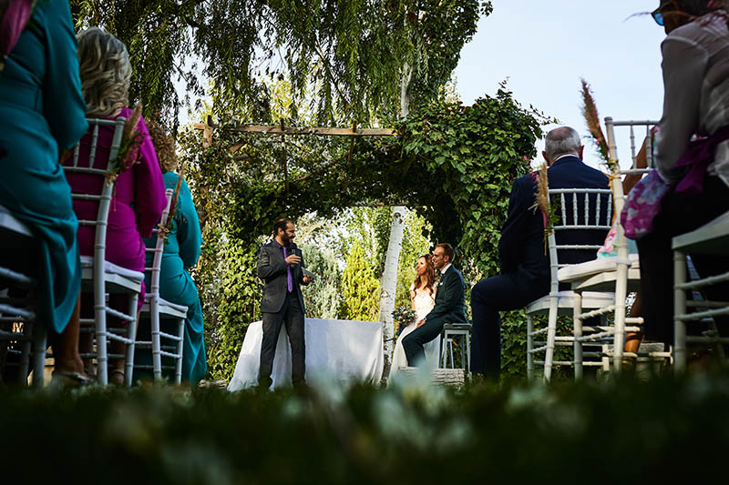 boda en la Insula Barataria