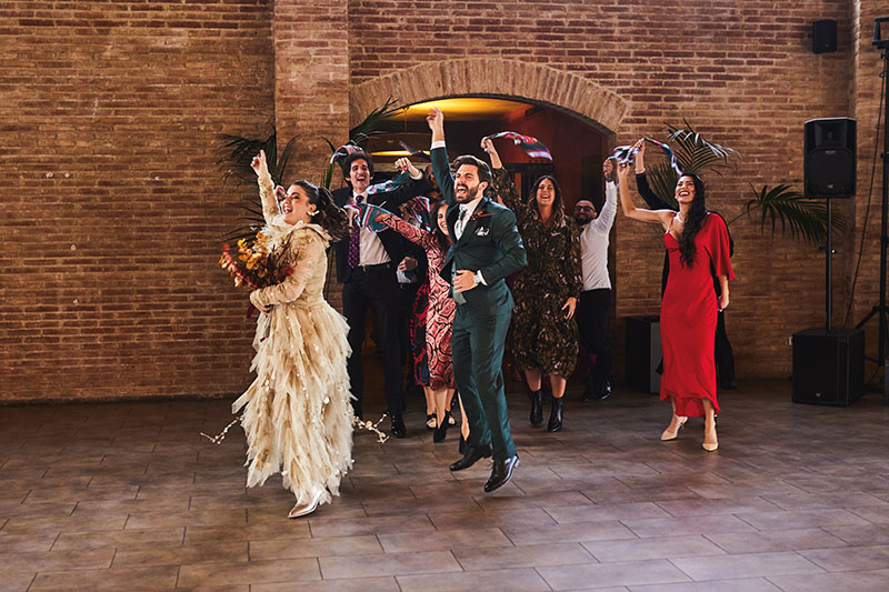 invitados en la boda