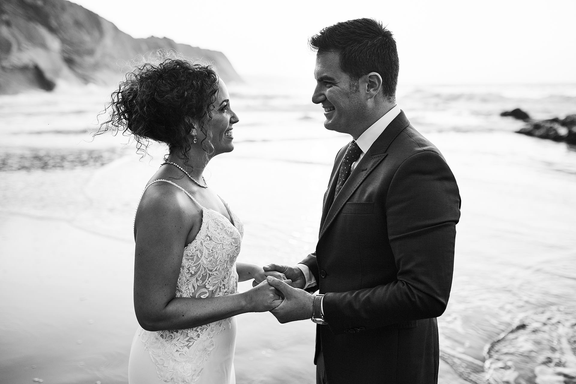 postboda blanco y negro