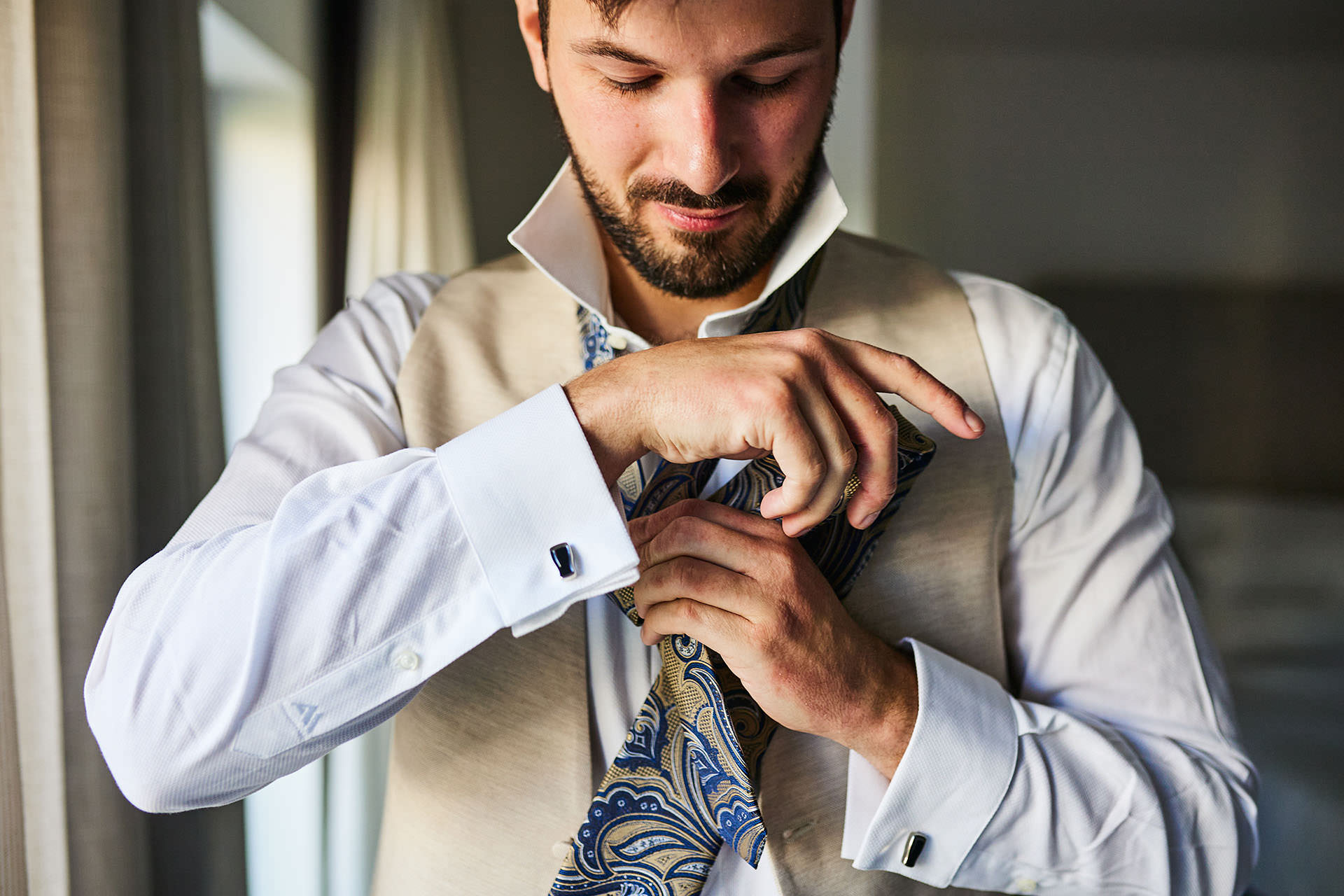 preparativos de novio