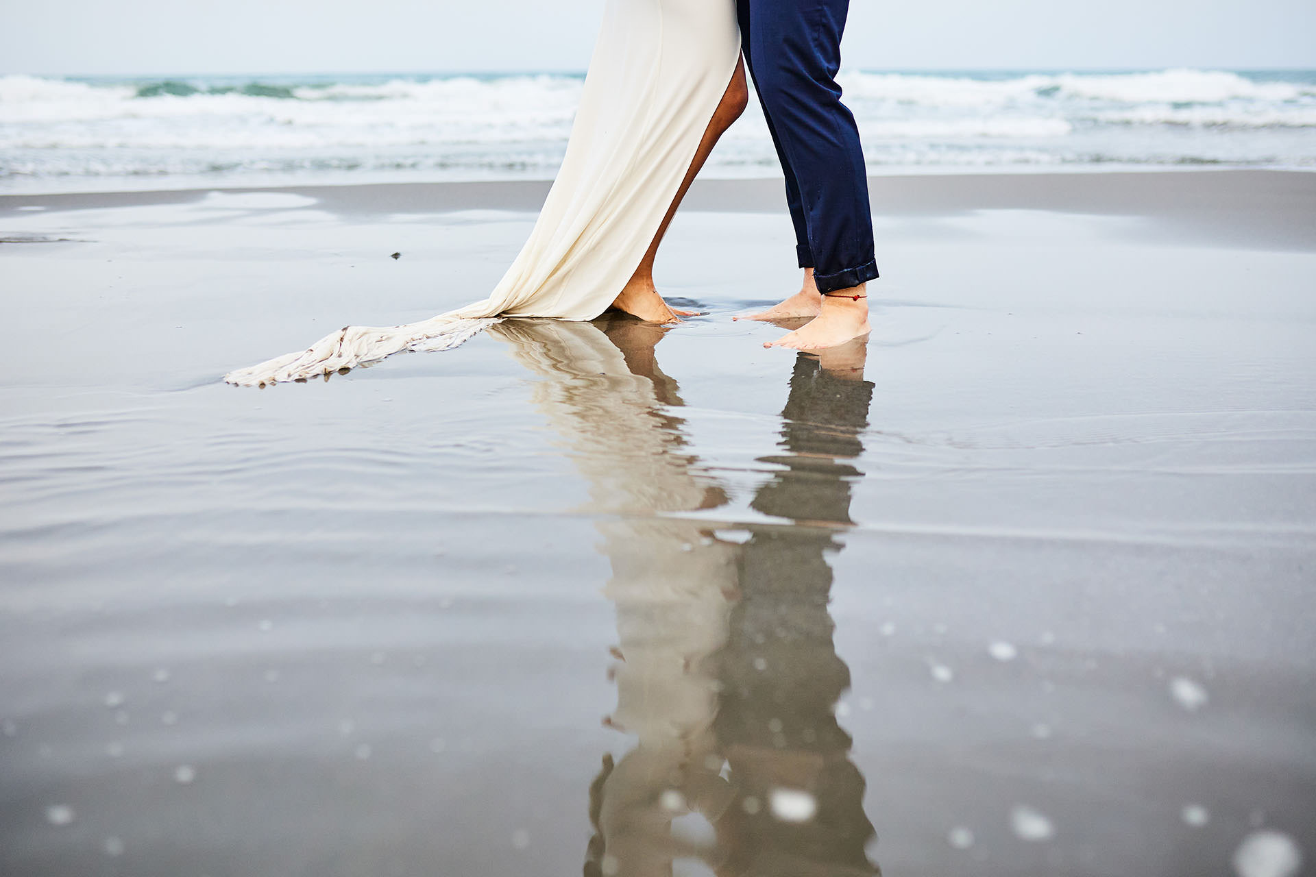 reflejos novios postboda